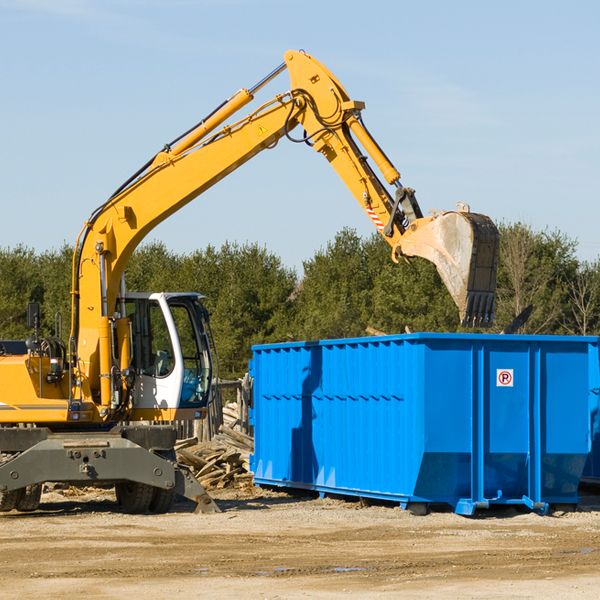 what kind of customer support is available for residential dumpster rentals in Hendricks